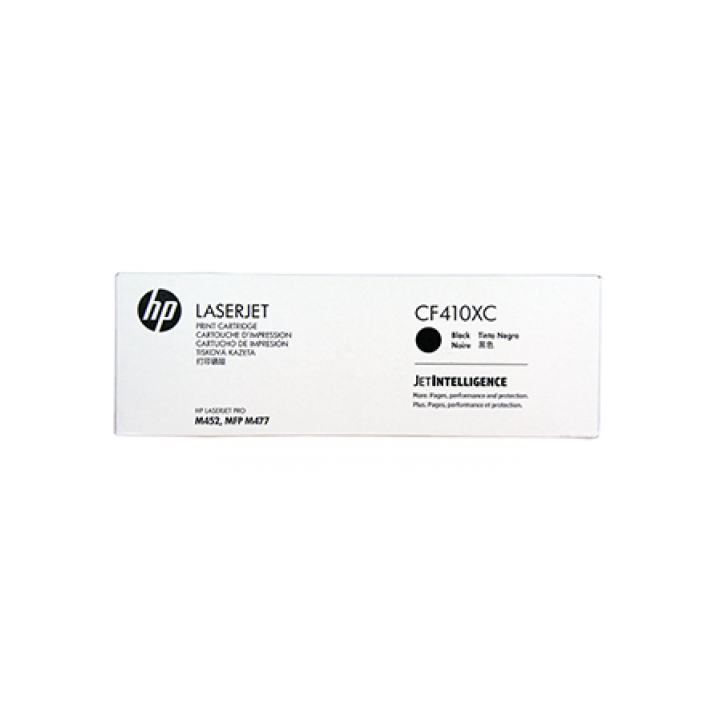 HP:n alkuperäinen 410X musta värikasetti Laserjet M452 MFP M477 M377dw tulostin