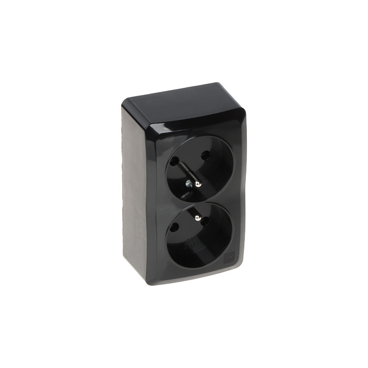 DVIGUBAS PAVIRŠIAUS LIZDO IŠVEDIS BERG/3743-09/EPN 250 V 16 A Elektro-Plast