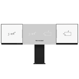 IBOARD IB-WB-YL75-WW seinäteline televisiolle/näytölle, VESA 75x75mm, kiinteä, valkoinen