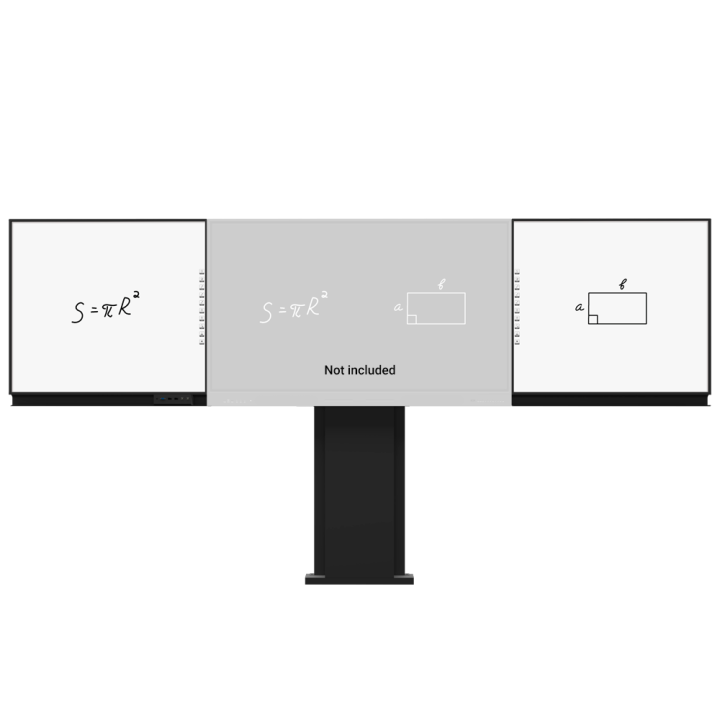IBOARD IB-WB-YL75-WW Sienas stiprinājums TV/Monitoram, VESA 75x75mm, Fiksēts, Balts