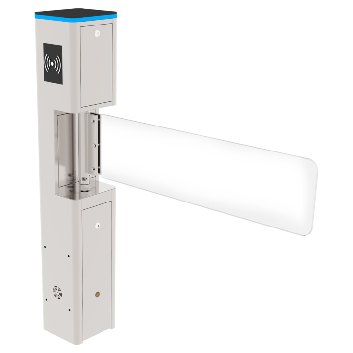 ZKTECO ZK-TS-SBT2000S-N-SS-800 ātrgaitas vārti, nerūsējošais tērauds, 800 mm eja, divvirzienu