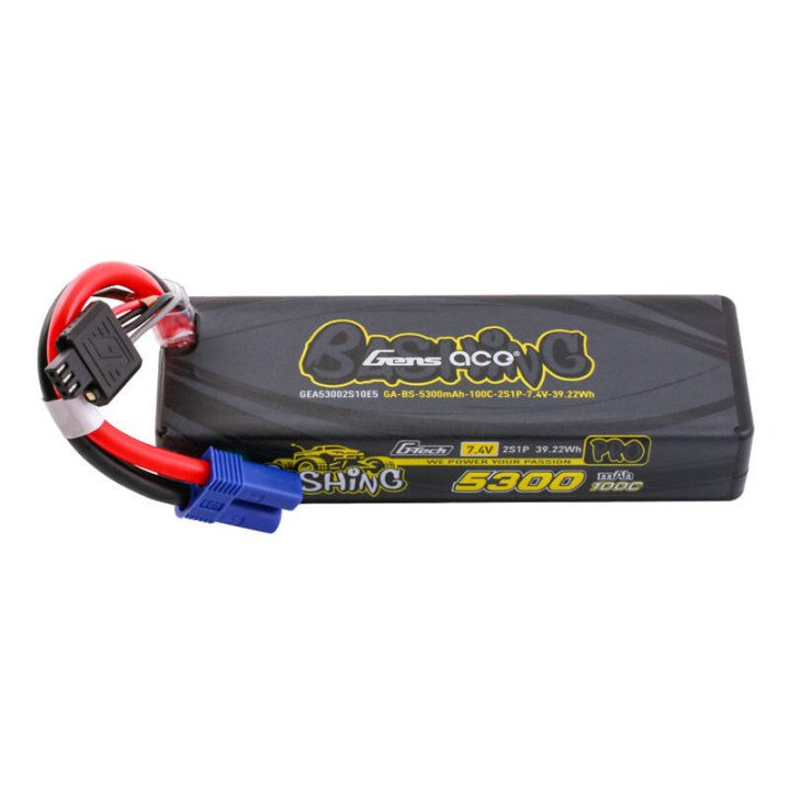 Gens ace G-Tech 5300mAh 7.4V 100C 2S1P LiPo Battery with EC5