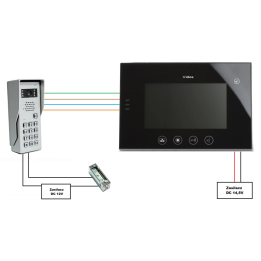 VIDOS M670B / S50D vaizdo domofonas