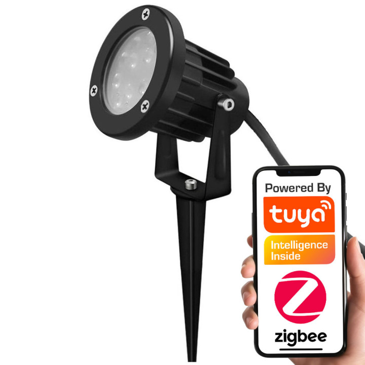 Garden Spotlight 1.45m RGBCCT 7W ZigBee 3.0 Pro Series GL TUYA