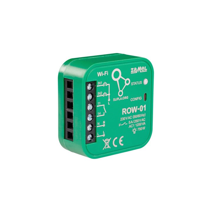 ZAMEL ROW-01 Smart Wi-Fi Wall Switch 230V AC – Tuya Compatible