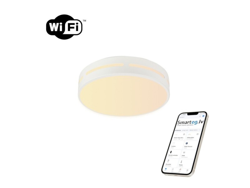 LED RGB griestu lampa apaļa 40cm 24W Wi-Fi