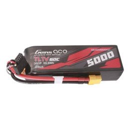 Gens ace G-Tech 5000mAh 11.1V 60C 3S1P Short-Size LiPo Battery with XT60 Plug