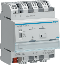 Hager TXA661B Smart Dimmer 1 Channel 600W