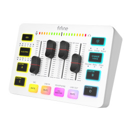 Fifine SC3W audio mikseris (balts)