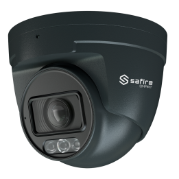 SAFIRE SMART SF-IPT511ZA-4E1-DL-GREY 4MP torņa IP kamera ar divkāršu apgaismojumu, Wi-Fi un PoE, IP67