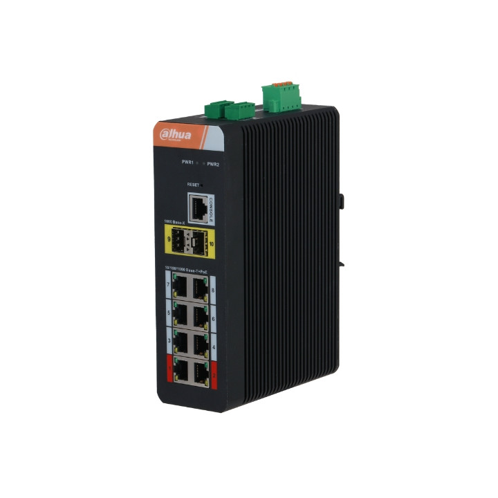 PRAMONINIS SWITCH'AS IS4210-8GT-120 8 PRIEVADŲ + 2X SFP DAHUA