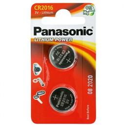 Panasonic CR2016 DL2016 ECR2016 3V 90mAh 6016 E-CR2016 SB-T11 280-206 FA H2327325 E2226715 Lithium Batteries 2 pcs