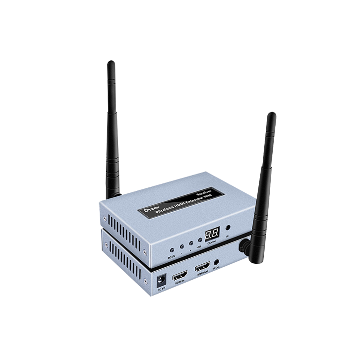 MARCA BLANCA HDMI-EXT50-WIFI HDMI pagarinātājs pa Wi-Fi – bezvadu video raidītājs un uztvērējs