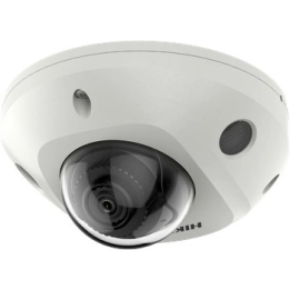 Hikvision DS-2CD2543G2-IWS(2.8mm) 4MP AcuSense Мини-купол IP-камера со встроенным микрофоном, PoE, IP67 для улицы