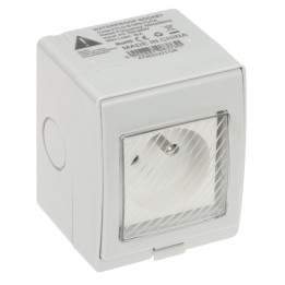 ATLO ATLO-S1IP5-TUYA Wi-Fi viedais kontaktdakša, saderīga ar Tuya Smart, 2300W
