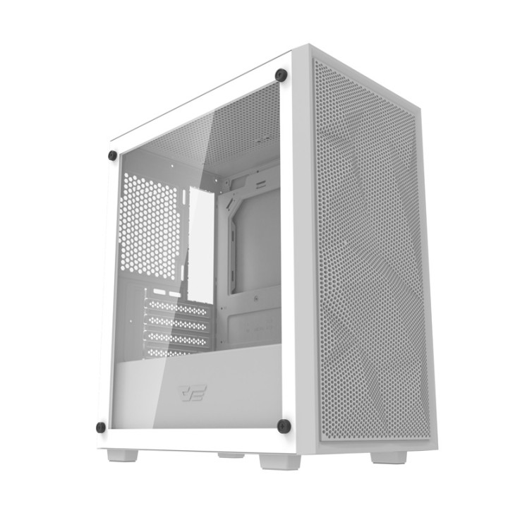 Darkflash M305 Mesh datora korpuss bez ventilatoriem (balts)