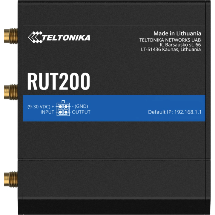 Teltonika RUT200 tööstuslik ruuter 4G / LTE (RUT200010000)