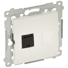 KONTAKT Simon D61.01/11-SIMON54 RJ-45 настенная розетка для сетевого подключения