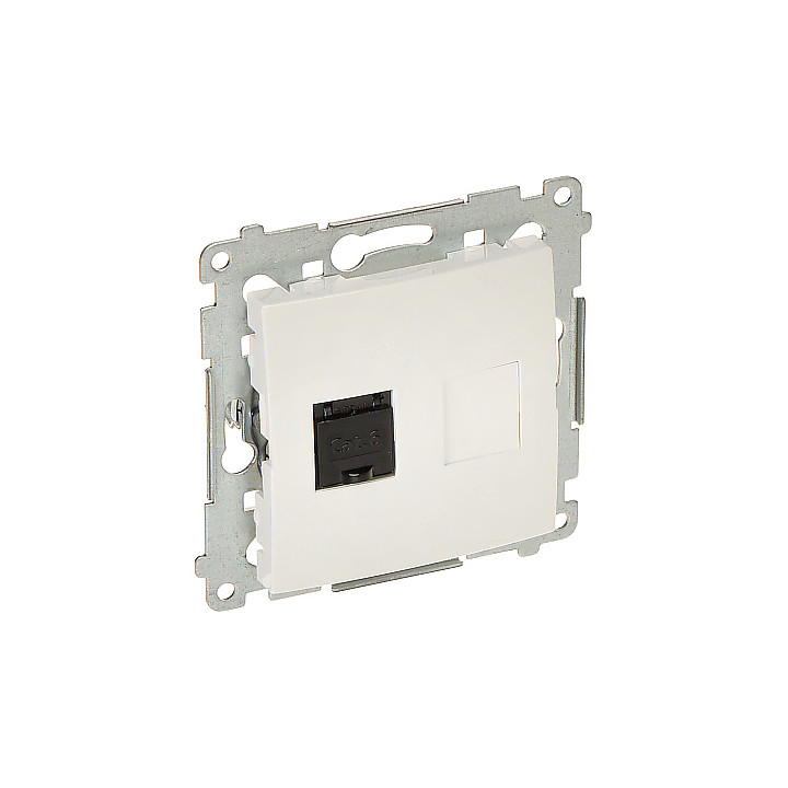 KONTAKT Simon D61.01/11-SIMON54 RJ-45 sienas kontaktligzda tīkla pieslēgumam