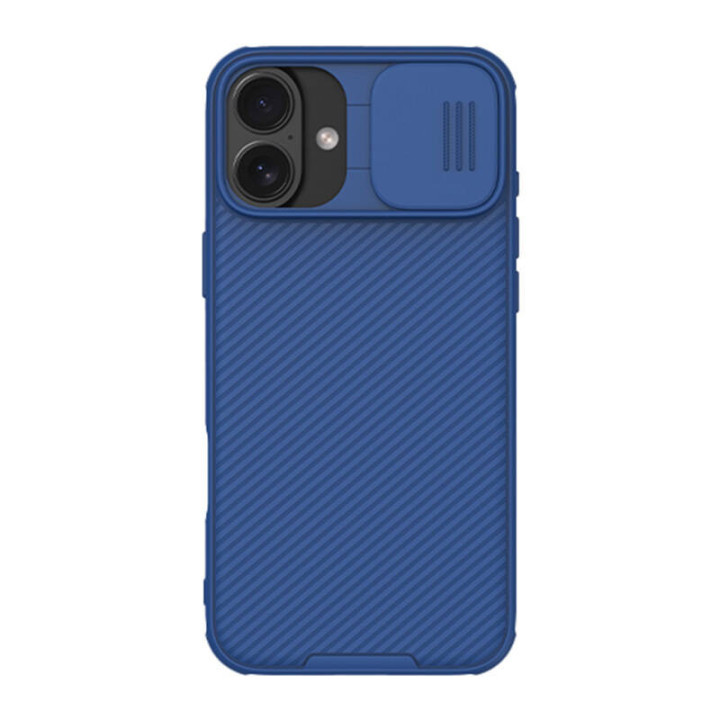 Nillkin CamShield Pro iPhone 16 -kotelo (sininen)