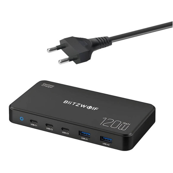 BlitzWolf BW-i100 5-in-1 120W Charging Station