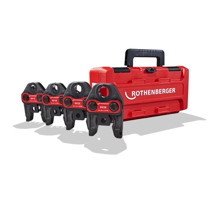 Rothenberger ROCASE standarta žokļu komplekts TH 16–32 mm