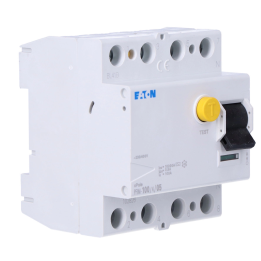 Eaton PFIM-100/4/05 rikkevoolu kaitselüliti AC tüüp 4 poolus 100 amprit 500 milliamprit 3 faas