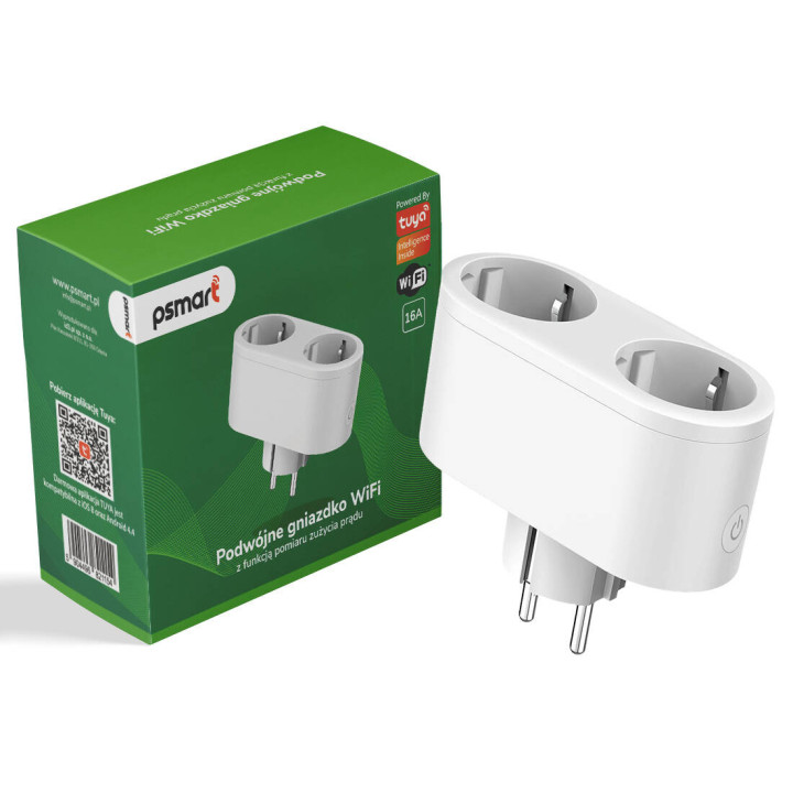 Viedligzda 2X Wifi patēriņa mērījums TUYA