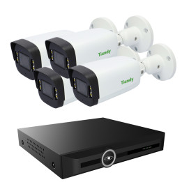 VidiLine KIT-8120-C34UP-4 20-канальный комплект IP-видеонаблюдения с разрешением 4 МП, PoE и 5 цилиндрическими камерами