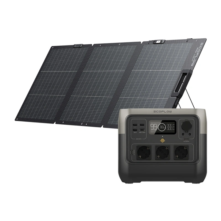 EcoFlow RIVER 2 Pro Power Station + 160W Solar Panel Bundle (R2P-160W-SB)