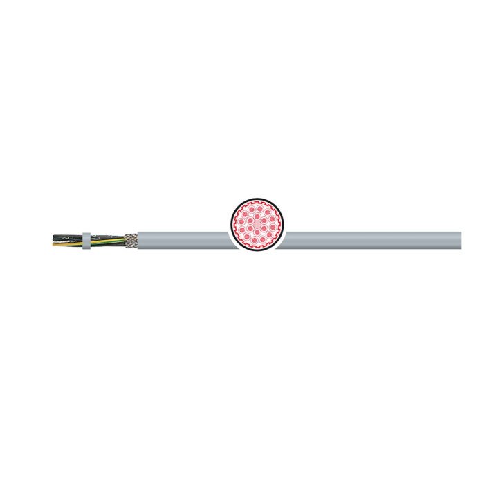 KONTROLKABELIS EKRANĒTS ÖPVC-JZ-CY 5G0,75 500m