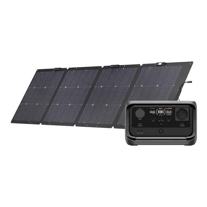 EcoFlow River 3 Plus Power Station + 220W Solar Panel Set R3PLUS-220W-SB