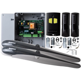 Set Beninca KBOB30M.PM 230V for double-leaf gates up to 3m with photocells and remote control