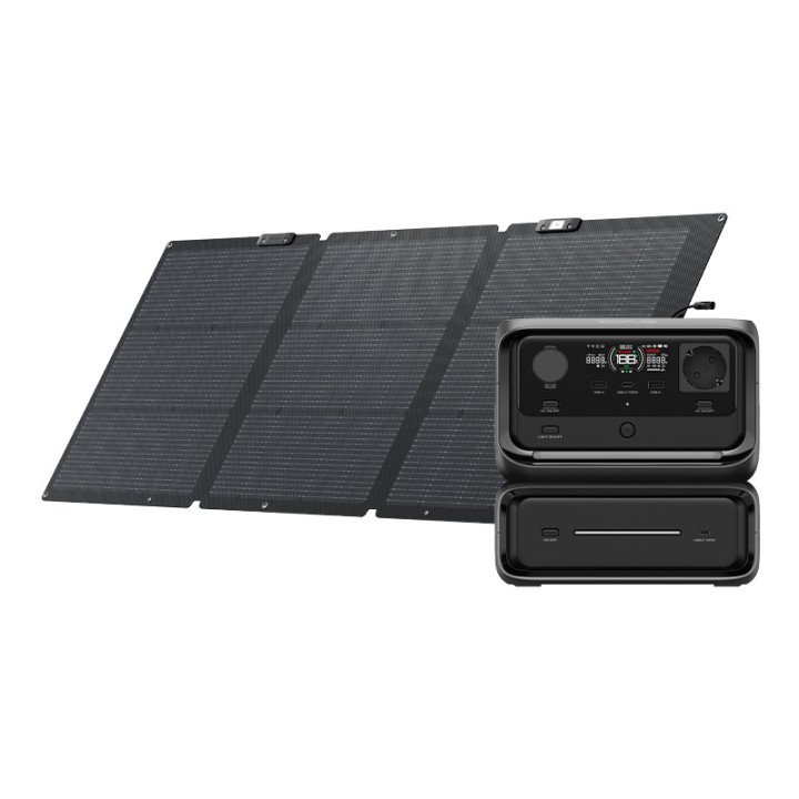 EcoFlow River 3 Max Power Station + 160W Solar Panel Set R3MAX-160W-SB