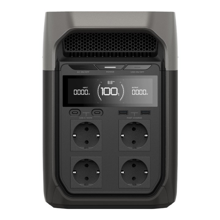EcoFlow DELTA 3 Portable Power Station + 400W Solar Panel Set (D3-400W-SB)