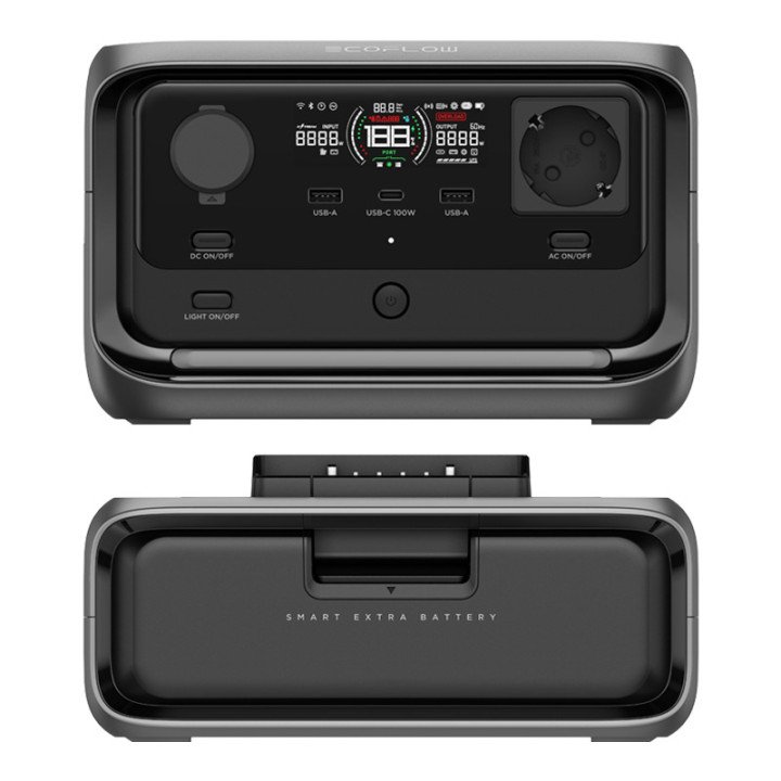 EcoFlow River 3 Plus Power Station + 286Wh Extra Battery (R3PLUS-EB300-SB)