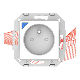 Psmart RM ZigBee Smart Socket with Energy Monitoring - White (No Frame)