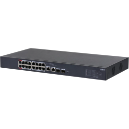 Dahua CS4218-16ET-240 18-портовый облачный управляемый PoE-коммутатор, 16 портов PoE, бюджет 240 Вт