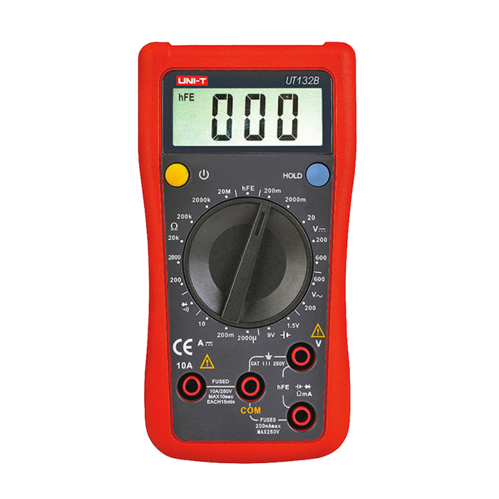 UNI-TREND UT132C Цифровой мультиметр 2000 отсчетов CAT II