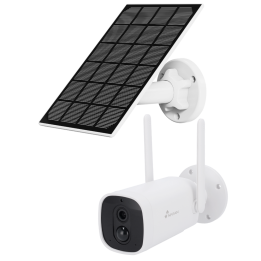 NIVIAN RETAIL NVS-06BATSOLAR 2MP PTZ Speed Dome IP-kaamera koos Wi-Fi, PoE, ONVIF, IP65, 8m IR, 4mm objektiiviga