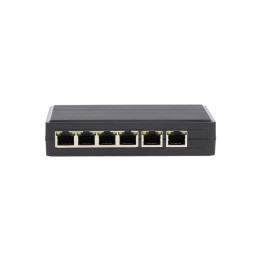 VidiLine ViDi-F0411FE 4-porttinen PoE-kytkin 60 W 100 Mbps ja 2 RJ45 Uplink