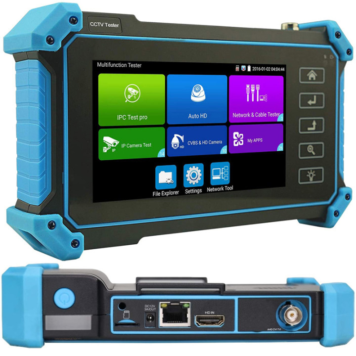 VidiLine VIDI-TES-5-PRO Тестер видеонаблюдения 5 дюймов 4K 8Mpx IP AHD CVI TVI HDMI-in