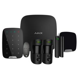 AJAX AJ-HUB2PLUSKIT-DP-PRO-B Smart Home Gateway Hub, Wi-Fi, 230 V AC, musta