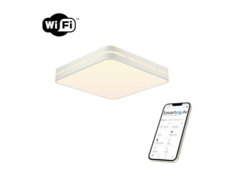 LED RGB griestu lampa kvadrātveida 42cm 48W Wi-Fi