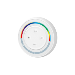 Контроллер настенный RGB+CCT Круглый 4-зонный 2xAAA S2-W+