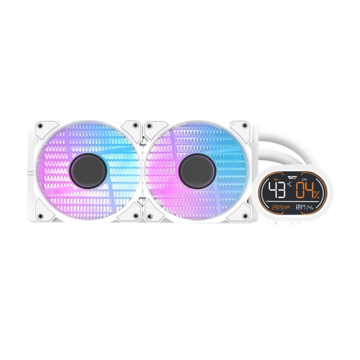 darkFlash DH240D CPU Water Cooler (White)