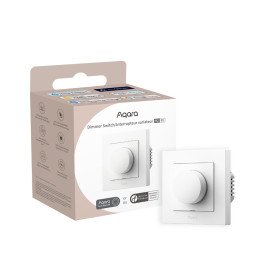 Aqara H2 Dimmer EU viedais sienas slēdzis, Zigbee + Thread, 2 kanāli, 200 W, balts