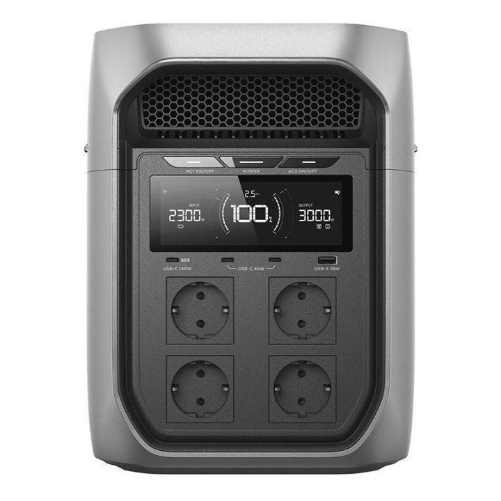EcoFlow DELTA 3 Max Plus Portable Power Station EFD3MP-EU-CBOX