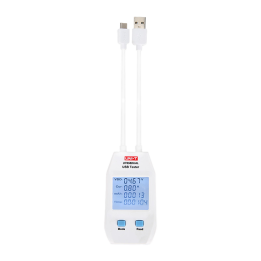 UNI-TREND UT658DUAL USB tester kahe pordi, pinge ja voolu mõõtmisega