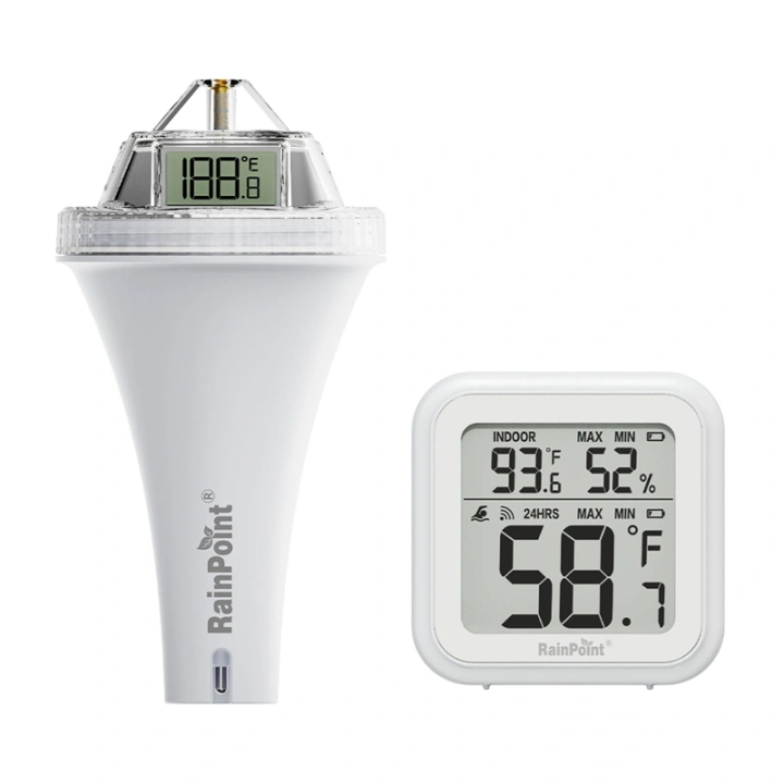 RainPoint HCS565ARF+HCS015T2H Pool Thermometer